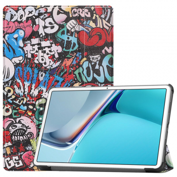 Husa de protectie flip cover pentru tableta compatibila cu Huawei Matepad 11 2021 FoldPro tip stand piele ecologica Urban Vibe Multicol