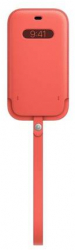 Husa de protectie pentru Apple iPhone 12/12 Pro compatibil MagSafe buzunar pentru card piele Portocaliu 