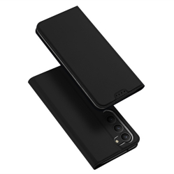 Husa Protectie pentru Samsung Galaxy S23 Lightweight Skin Pro G1861 Piele ecologica Negru 