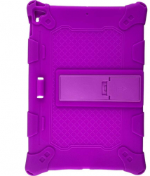 Husa de protectie pentru tableta compatibila cu Apple iPad Air 10.5 2019/10.2 2019/10.2 2020 Shock Absorbtion silicon cu suport Mov 