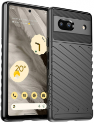 Husa de protectie pentru telefon compatibil cu Google Pixel 7A Thunder Case Negru 
