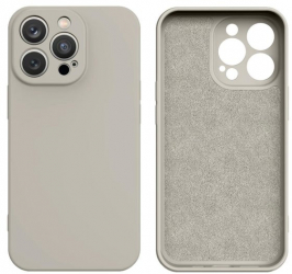 Husa de protectie pentru telefon compatibil cu Samsung Galaxy S23 silicon Bej 