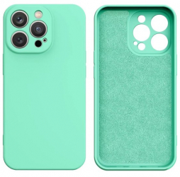 Husa de protectie pentru telefon compatibil cu Samsung Galaxy S23 Ultra silicon Verde menta 