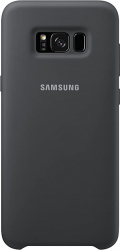 Husa de protectie pentru telefon compatibila cu Samsung Galaxy S8 Plus din silicon soft Negru 