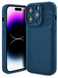 Husa de protectie pentru telefon compatibila cu Xiaomi Redmi A2 silicon texturat Albastru mat 
