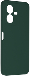 Husa de protectie pentru Vivo Y22s din silicon Soft Edge Dark Green Verde 