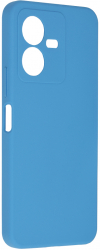 Husa de protectie pentru Vivo Y22s din silicon Soft Edge Denim Blue Albastru 