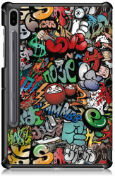 Husa de protectie tableta flip cover compatibila cu Samsung Galaxy Tab S6 10.5 FoldPro piele ecologica tip stand Urban Vibe Multicolor 