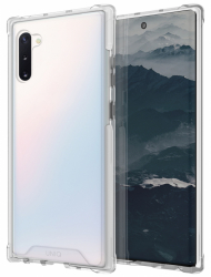 Husa de protectie Uniq compatibila cu Samsung Galaxy Note 10 Combat margini intarite plastic Alb-Transparent 