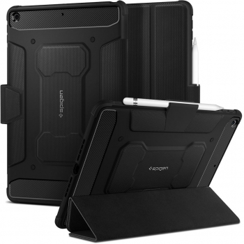 Husa Protectoare pentru Tableta Apple iPad 10.2 2021/2020/2019 Grip Pro Rugged Armor Pro V206 TPU Intense Darkness 