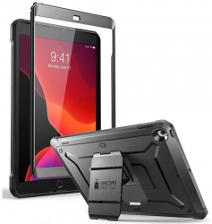 Husa Protectoare pentru Tableta Apple iPad 10.2 2021/2020/2019 Impact Safe Unicorn Beetle Pro V151 PU Intense Darkness 