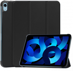 Husa Protectoare pentru Tableta Apple iPad Air 4 2020/Air 5 2022 Precision Shell FoldPro V147 Microfibra Intense Darkness 
