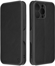 Husa pentru Apple iPhone 14 Pro Max Techsuit Safe Wallet Plus Black 