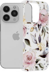 Husa pentru Apple iPhone 14 Pro Techsuit Marble Series Chloe White 