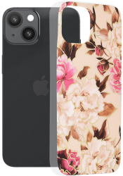 Husa Protectie pentru iPhone 14 Grip Pro Marble Series G2278 Termoplastic Mary Berry Nude 