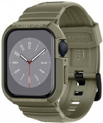 Husa pentru Apple Watch 4/5/6/7/8/SE/SE 2 44/45mm + Curea Rugged Armor Pro F791 Vintage Khaki 