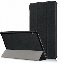 Husa Protectoare pentru Tableta Huawei Mediapad T5 10.1 2018 W09/W19/L03/L09 Elite Armor FoldPro V293 Microfibra Intense Darkness 