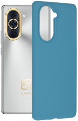 Husa pentru Huawei nova 10 Techsuit Soft Edge Silicone Denim Blue 