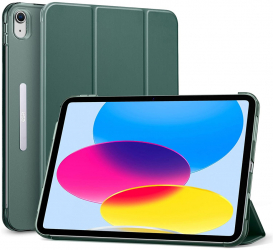 Husa pentru iPad 10 2022 10.9 Ascend Trifold Z472 Forest Green 
