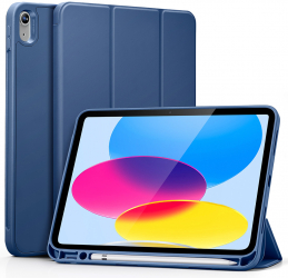 Husa pentru iPad 10 2022 10.9 Rebound Pencil Z332 Navy Blue 