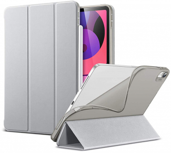 Husa Protectoare pentru Tableta iPad Air 4 2020/Air 5 2022 Grip Pro Rebound Slim V41 TPU Silver Gray 