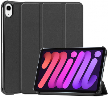 Husa Protectoare pentru Tableta iPad mini 6 2021 Sleek Defense FoldPro V303 Microfibra Intense Darkness 