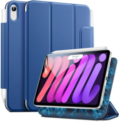 Husa pentru iPad mini 6 2021 Rebound Magnetic Z366 Navy Blue 