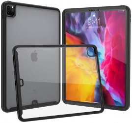 Husa Protectoare pentru Tableta iPad Pro 12.9 2018/2020/2021/2022 + Folie Grip Pro Defense360 Pro V58 PC Intense Darkness 