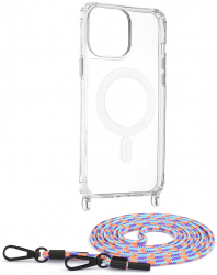 Husa Protectie pentru iPhone 13 Pro Max Lightweight Acrylic MagSafe Crossbody G77 Termoplastic Colorful 
