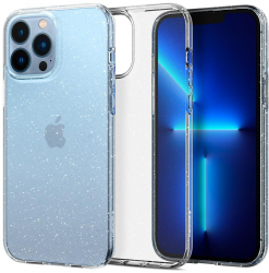Husa Protectie pentru iPhone 13 Pro Max Ergonomic Liquid Crystal Glitter O3499 Termoplastic Crystal Quartz 