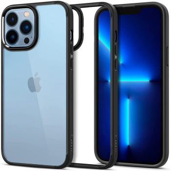 Husa Protectie pentru iPhone 13 Pro Max Ergonomic Ultra Hybrid O3586 Silicon Flex Matte Negru 