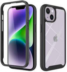 Husa Protectie pentru iPhone 14 Plus + Folie Grip Pro Defense360 Pro G2706 Lexgard Negru 