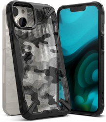 Husa pentru iPhone 14 Plus Ringke Fusion X Design Camo Black 