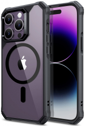 Husa pentru iPhone 14 Pro Air Armor HaloLock Z504 Clear Black 