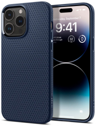 Husa pentru iPhone 14 Pro Max Spigen Liquid Air Navy Blue 