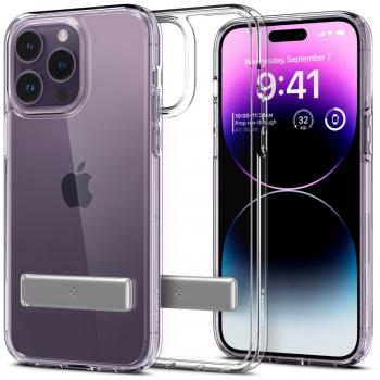 Husa Protectie pentru iPhone 14 Pro Max Impact Safe Ultra Hybrid S G2595 Silicon Flex Crystal Clear 