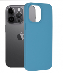 Husa pentru iPhone 14 Pro Max Techsuit Soft Edge Silicone Denim Blue 