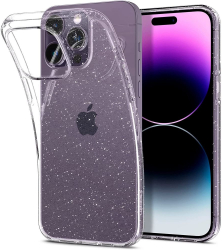 Husa pentru iPhone 14 Pro Spigen Liquid Crystal Glitter Crystal Quartz 