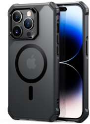 Husa Protectie pentru iPhone 15 Pro Max Xtreme Armor Air Armor HaloLock G47 Silicon Flex Frosted Negru 