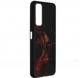 Husa pentru iPhone 15 Plus Glaze Series M388 Policarbonat Red Nebula 