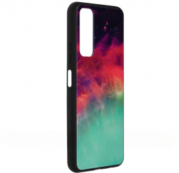 Husa pentru iPhone 15 Plus Glaze Series M394 Policarbonat Fiery Ocean 