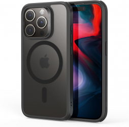 Husa pentru iPhone 15 Pro Classic Hybrid HaloLock Z440 Frosted Black 