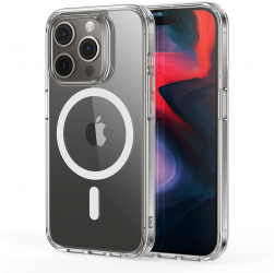 Husa pentru iPhone 15 Pro Max Classic Hybrid HaloLock Z438 Clear 
