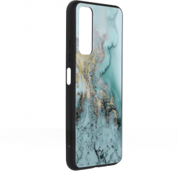 Husa pentru iPhone 15 Pro Max Glaze Series M400 Policarbonat Blue Ocean 