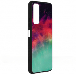 Husa pentru iPhone 15 Pro Max Glaze Series M402 Policarbonat Fiery Ocean 