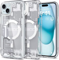 Husa pentru iPhone 15 Ultra Hybrid MagSafe Zero One K138 White 