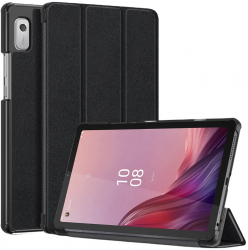 Husa Protectoare pentru Tableta Lenovo Tab M9 9.0 Sleek Defense FoldPro V86 Microfibra Intense Darkness 