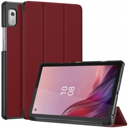 Husa Protectoare pentru Tableta Lenovo Tab M9 9.0 Grip Pro FoldPro V87 Microfibra Elegant Ruby 