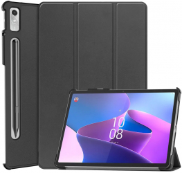 Husa Protectoare pentru Tableta Lenovo Tab P11 Pro Gen 2 11.2 Sleek Defense FoldPro V78 Microfibra Intense Darkness 