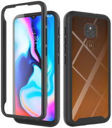 Husa Protectie pentru Motorola Moto E7 Plus/Moto G9 Play + Folie Precision Fit Defense360 Pro O5622 Lexgard Negru 